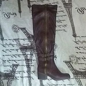 Brown Over the Knee Boots